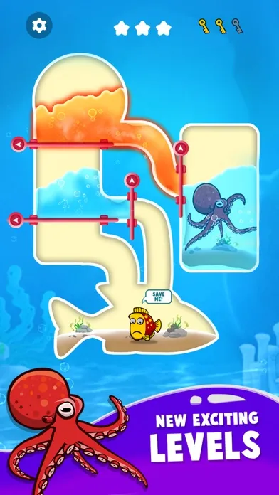 Tangkapan layar Save The Fish - Pull The Pin