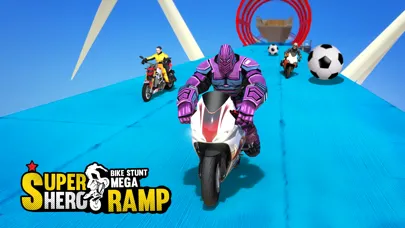 Ảnh chụp màn hình của Super Hero Bike Stunts