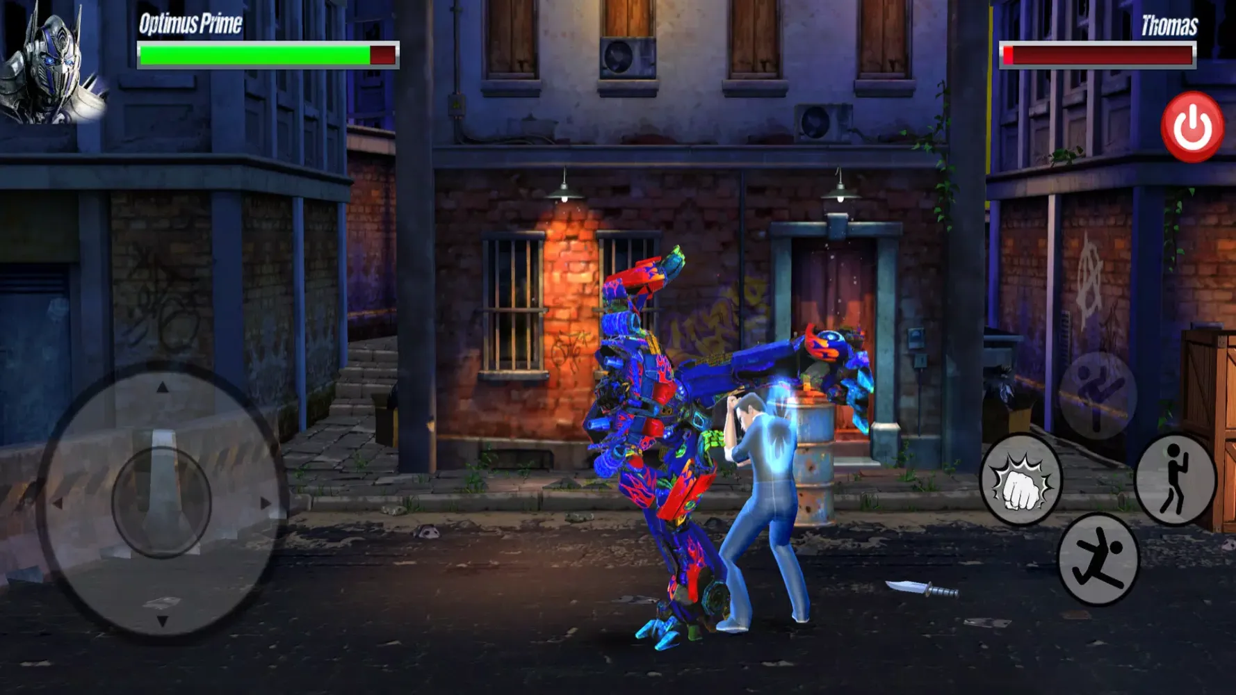 Captures d'écran de Optimus Prime Fighting Game