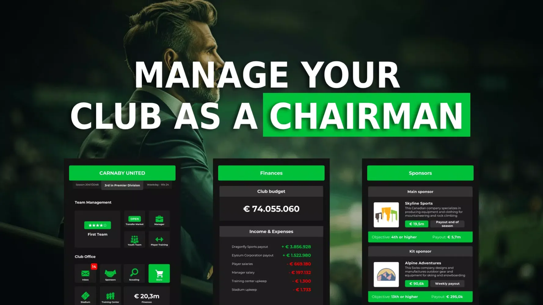 Ảnh chụp màn hình của Club Boss