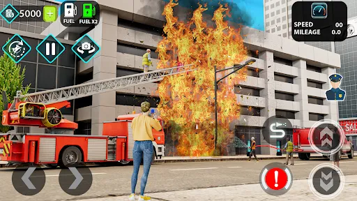 Screenshot di Fire Truck Games & Rescue Game