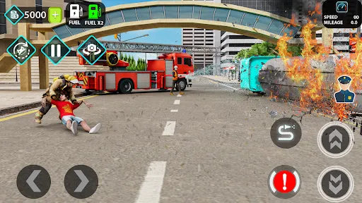 Screenshot di Fire Truck Games & Rescue Game