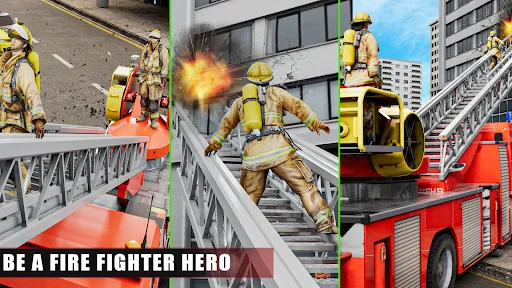 Screenshot di Fire Truck Games & Rescue Game