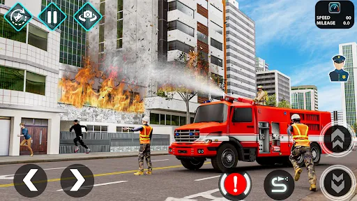 Screenshot di Fire Truck Games & Rescue Game