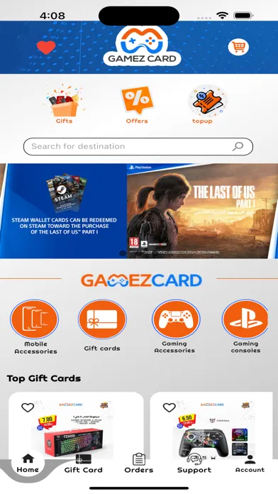 Gamez Card 스크린샷