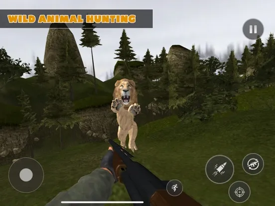 Capturas de tela do Safari wild animal hunter game iPad 
