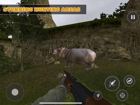 Capturas de tela do Safari wild animal hunter game iPad 