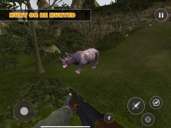 Capturas de tela do Safari wild animal hunter game iPad 