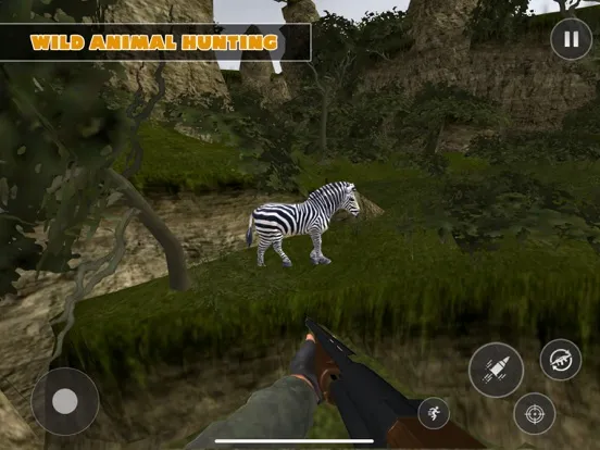 Capturas de tela do Safari wild animal hunter game iPad 