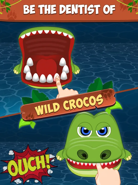 Crocodile Dentist Luck Game iPad  سکرین شاٹس