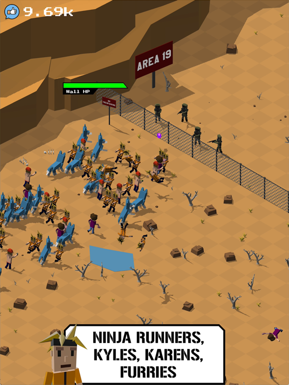 Tangkapan layar Storm Area 51 Raid iPad 