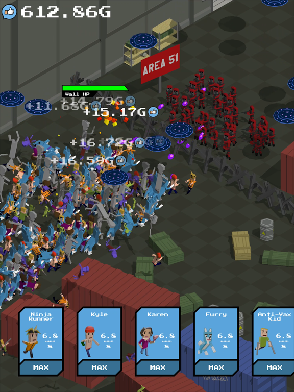 Tangkapan layar Storm Area 51 Raid iPad 