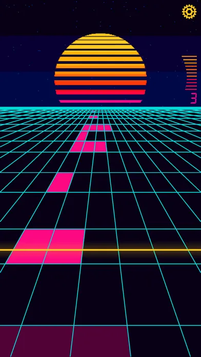 Capturas de tela do Retrowave