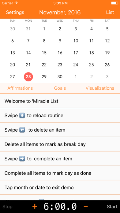 Miracle List Free - Morning routine tracker سکرین شاٹس