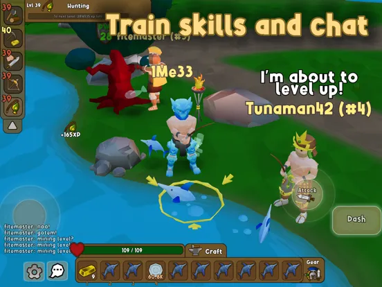 Capturas de pantalla de SkillFite.io - The Simple MMO iPad 