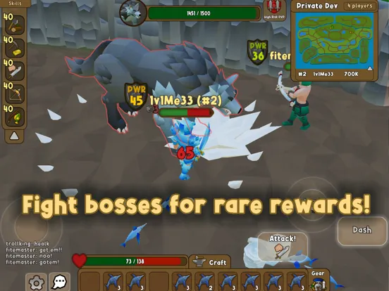 Capturas de pantalla de SkillFite.io - The Simple MMO iPad 