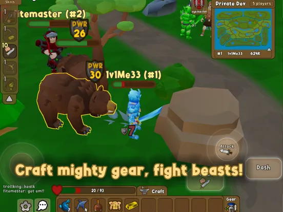 Capturas de pantalla de SkillFite.io - The Simple MMO iPad 
