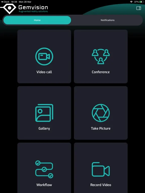 Gemvision iPad  Ekran Görüntüleri