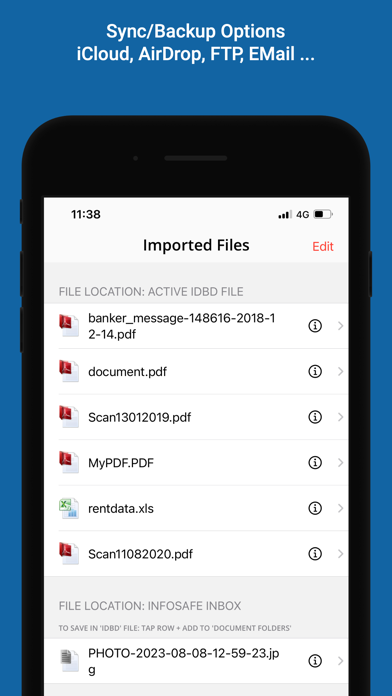 InfoSafe 스크린샷