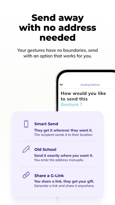 Tangkapan skrin Gesture - Gift Delivery App