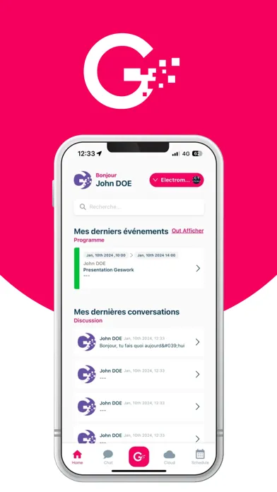 Geswork سکرین شاٹس