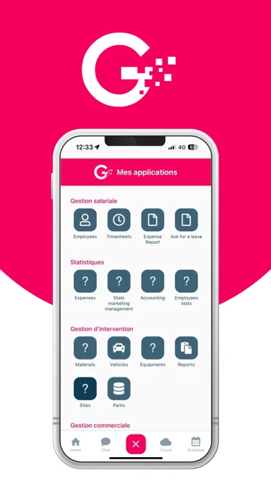 Geswork سکرین شاٹس