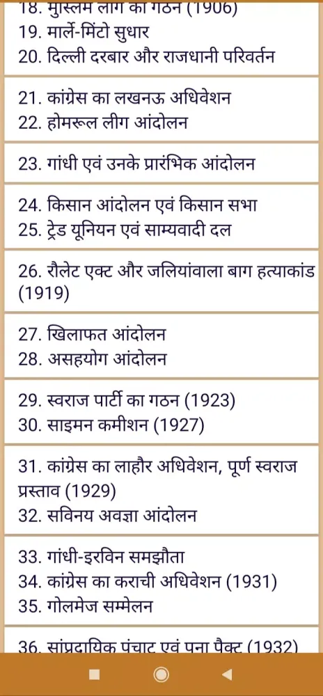 Captures d'écran de Ghatna Chakra History book