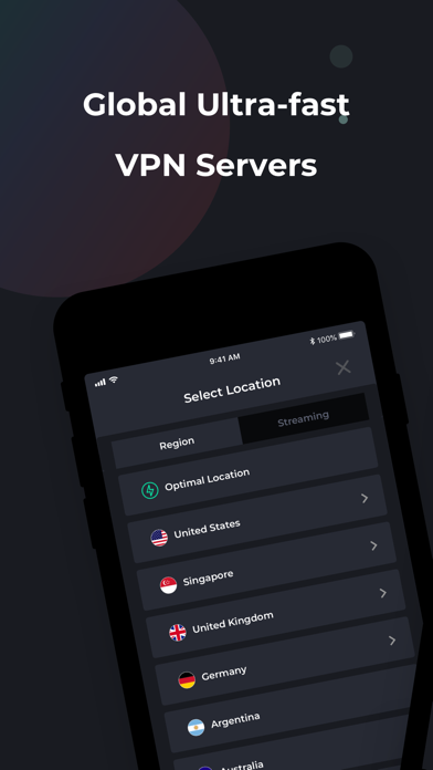 Ảnh chụp màn hình của GhostGuard - BEST VPN PROXY