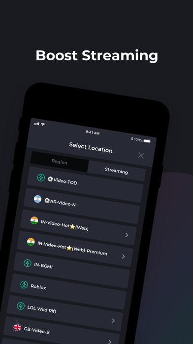 Ảnh chụp màn hình của GhostGuard - BEST VPN PROXY
