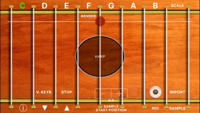 harpSampler スクリーンショット