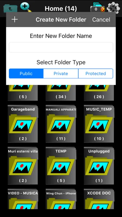 Скриншоты iFolders Safe