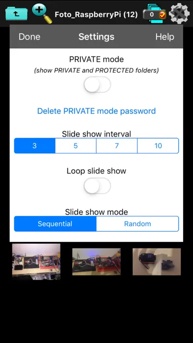 Скриншоты iFolders Safe
