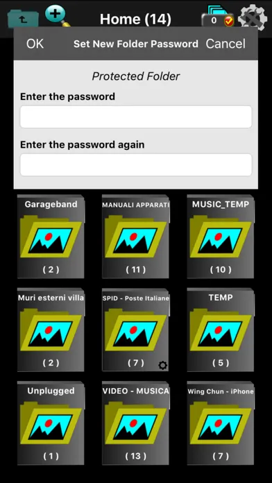 Скриншоты iFolders Safe