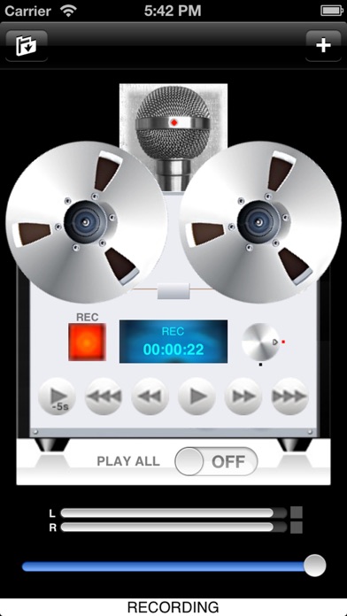 tapeRecorder スクリーンショット