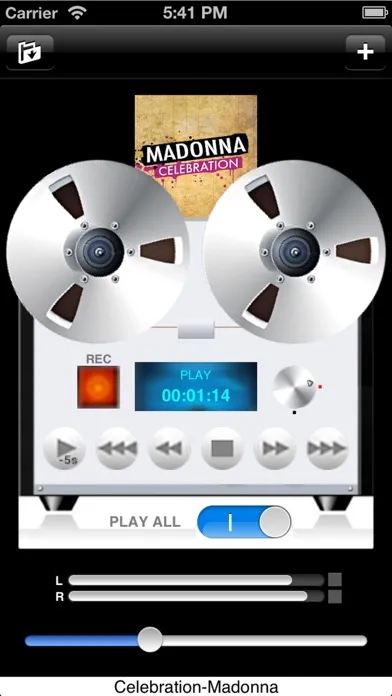 Tangkapan layar tapeRecorder