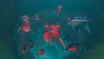 Tangkapan skrin MechaShark8 - Casual Fish Game
