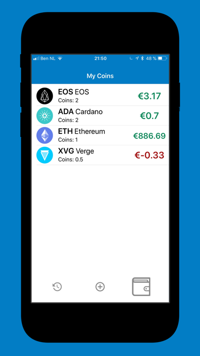 Screenshot di Crypto Journal