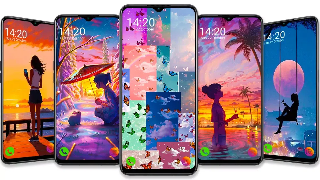 Captures d'écran de Girly wallpapers