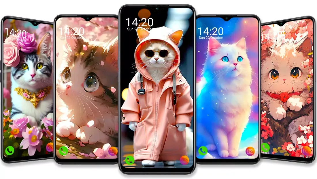 Captures d'écran de Girly wallpapers