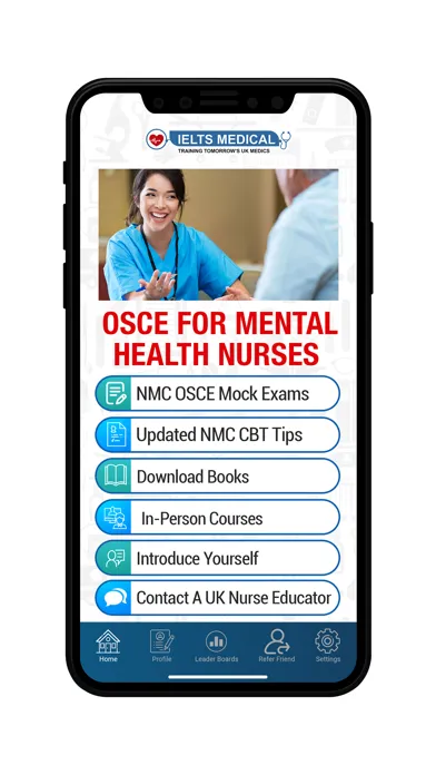 ภาพหน้าจอของ OSCE Mental Health