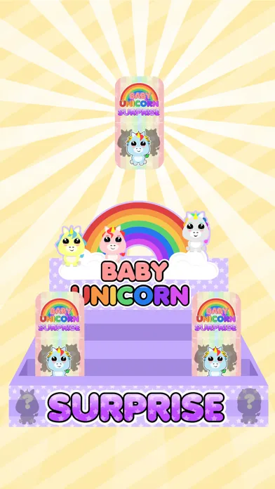 Capturas de tela do Baby Unicorn Surprise
