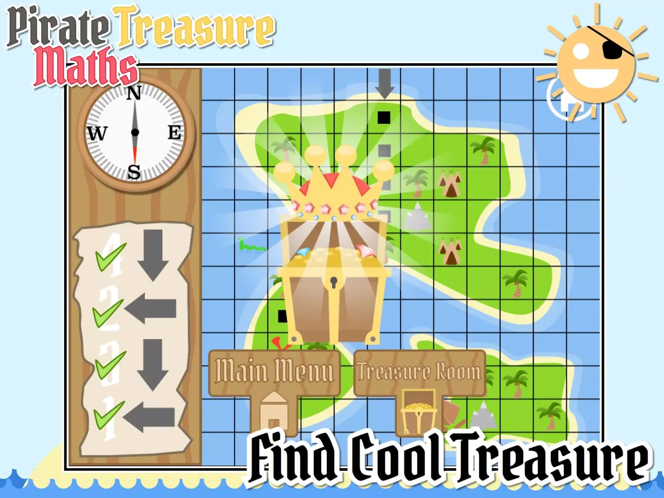 Pirate Treasure Maths-Addition Screenshots