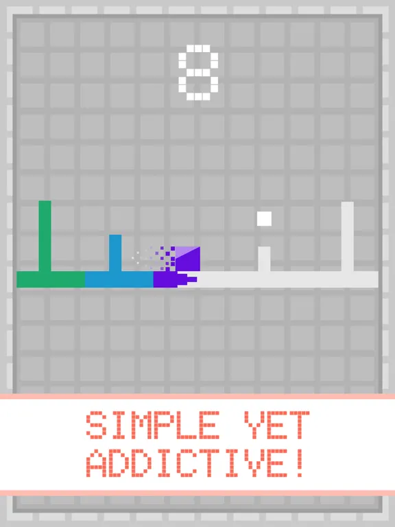ภาพหน้าจอของ Rainbow Dash - Jump Geometry iPad 