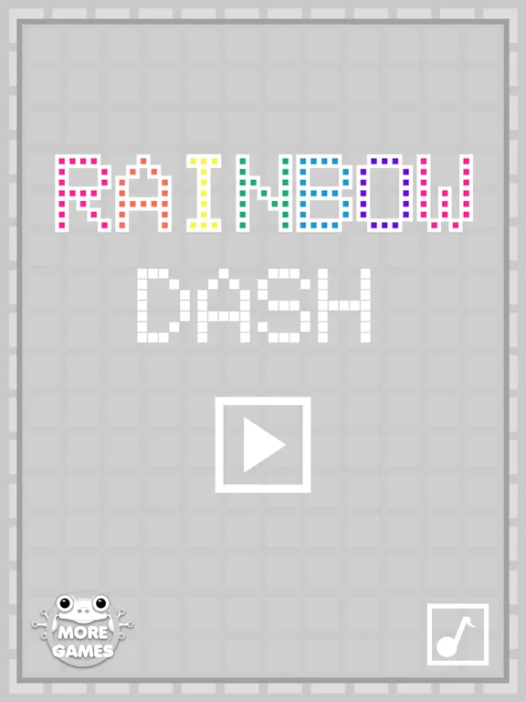ภาพหน้าจอของ Rainbow Dash - Jump Geometry iPad 