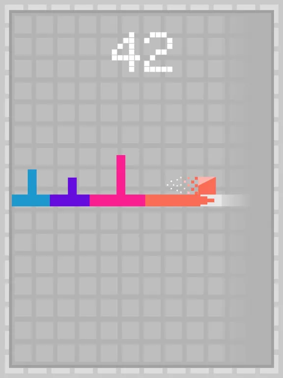 ภาพหน้าจอของ Rainbow Dash - Jump Geometry iPad 