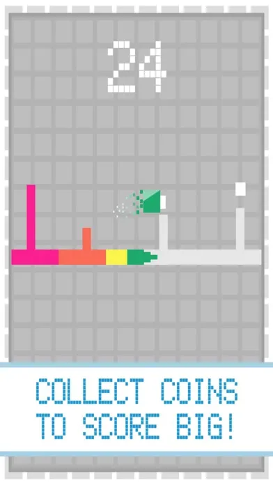 ภาพหน้าจอของ Rainbow Dash - Jump Geometry