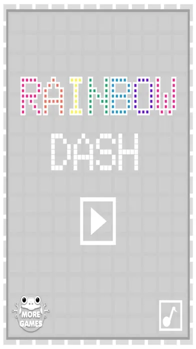 ภาพหน้าจอของ Rainbow Dash - Jump Geometry