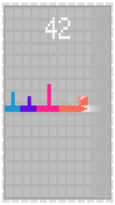 ภาพหน้าจอของ Rainbow Dash - Jump Geometry