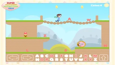 Capturas de tela do Super Alphabet Adventure Kids - Fun Platform Game