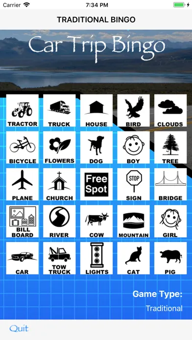 Скриншоты Car Trip Bingo